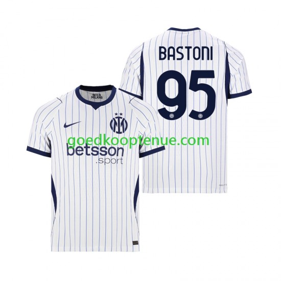 Uit Tenue van Inter Milan Alessandro Bastoni 95 Heren 2026-27 Korte Mouw