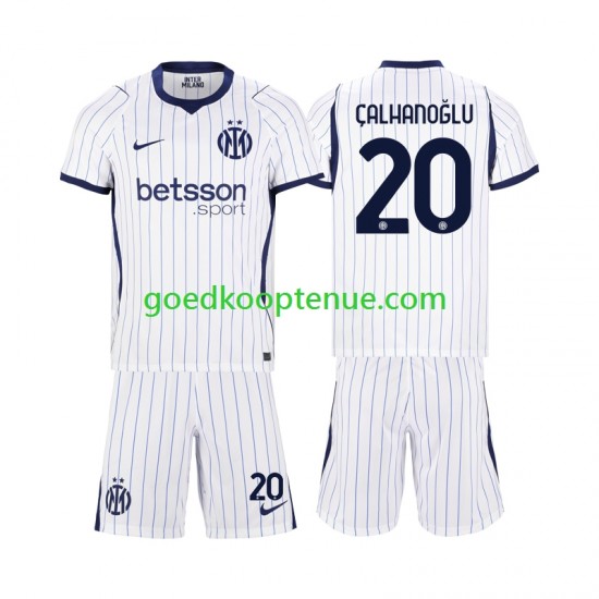 Uit Tenue van Inter Milan Hakan Calhanoglu 20 Kind 2-13 jaar 2026-27 Korte Mouw