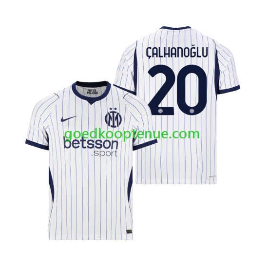 Uit Tenue van Inter Milan Hakan Calhanoglu 20 Heren 2026-27 Korte Mouw