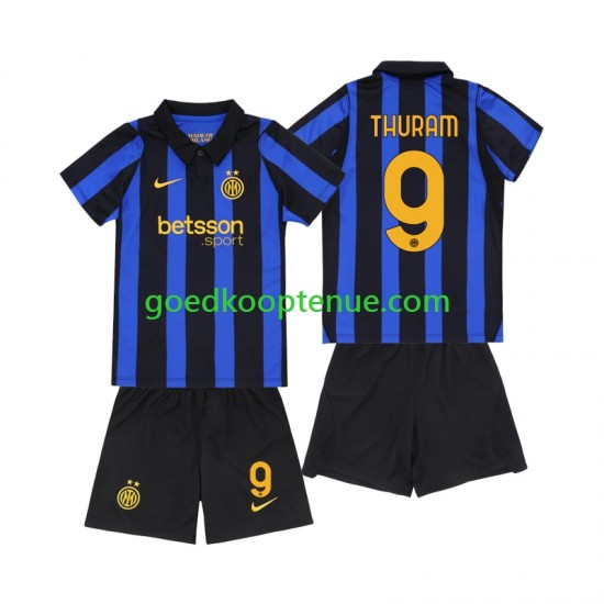Thuis Tenue van Inter Milan Marcus Thuram 9 Kind 2-13 jaar 2026-27 Korte Mouw