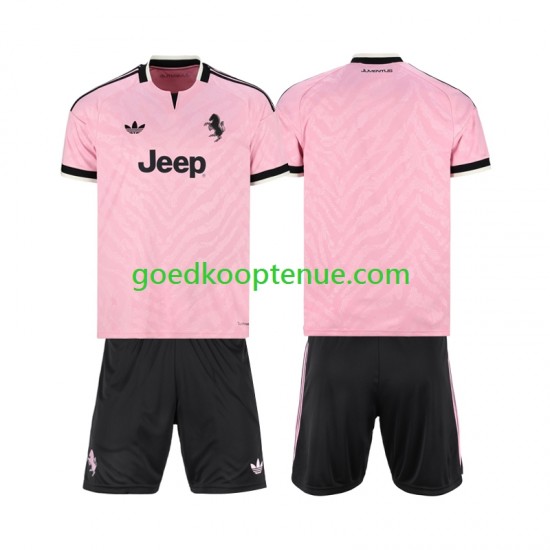 Uit Tenue van Juventus Kind 2-13 jaar 2026-27 Korte Mouw
