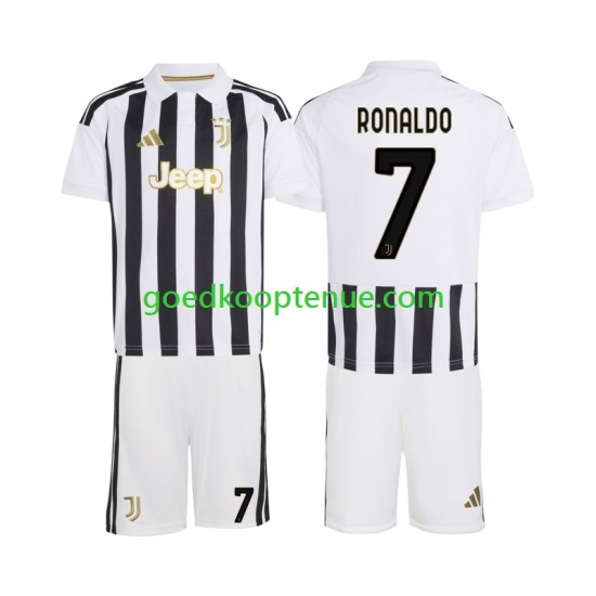 Thuis Tenue van Juventus Cristiano Ronaldo 7 Kind 2-13 jaar 2026-27 Korte Mouw
