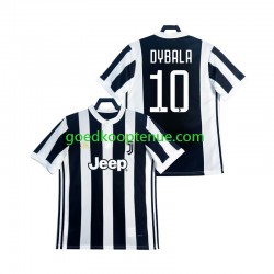 Thuis Retro Tenue van Juventus DYBALA 21 2017 2018 Heren Korte Mouw