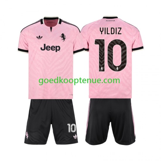 Uit Tenue van Juventus Kenan Yildiz 10 Kind 2-13 jaar 2026-27 Korte Mouw