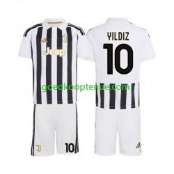Thuis Tenue van Juventus Kenan Yildiz 10 Kind 2-13 jaar 2026-27 Korte Mouw