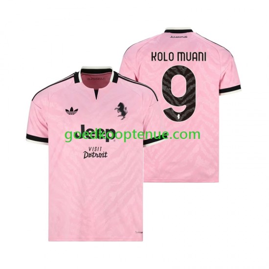 Uit Tenue van Juventus Randal Kolo Muani 9 Heren 2026-27 Korte Mouw