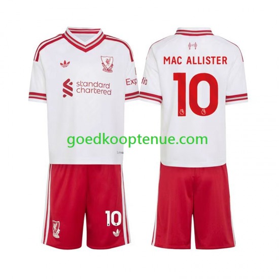 Uit Tenue van Liverpool Alexis Mac Allister 10 Kind 2-13 jaar 2026-27 Korte Mouw