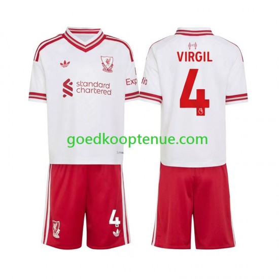 Uit Tenue van Liverpool Virgil van Dijk 4 Kind 2-13 jaar 2026-27 Korte Mouw