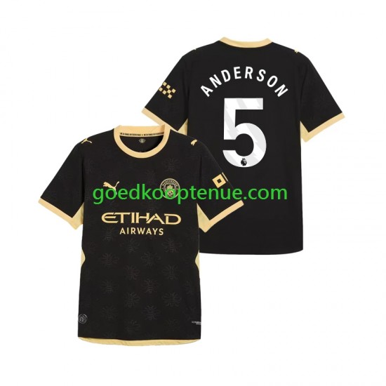 Uit Tenue van Manchester City Elliot Anderson 5 Heren 2026-27 Korte Mouw