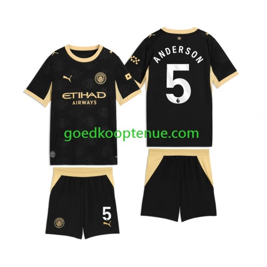 Uit Tenue van Manchester City Elliot Anderson 5 Kind 2-13 jaar 2026-27 Korte Mouw