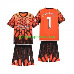 3de Tenue van Manchester City Keepersshirt Gianluigi Donnarumma 1 Kind 2-13 jaar 2026-27 Korte Mouw