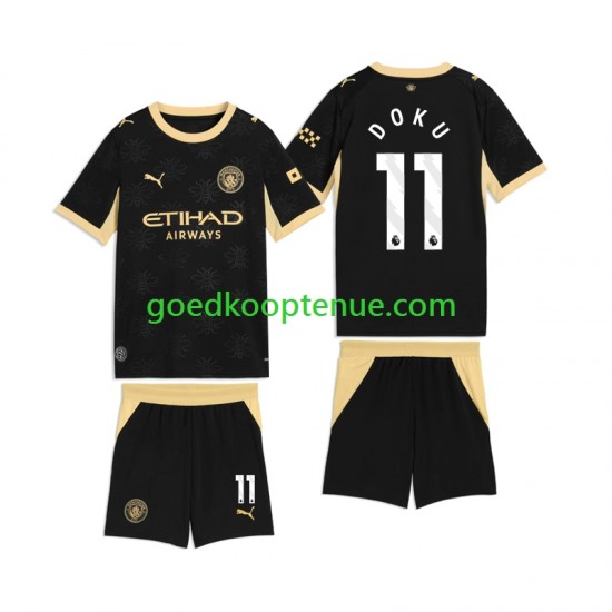 Uit Tenue van Manchester City Jeremy Doku 11 Kind 2-13 jaar 2026-27 Korte Mouw