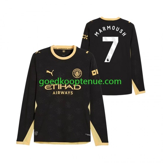 Uit Tenue van Manchester City Omar Marmoush 7 Heren 2026-27 Lange Mouw