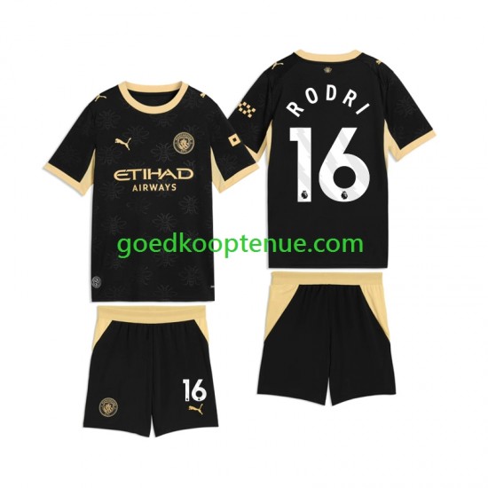 Uit Tenue van Manchester City Rodri 16 Kind 2-13 jaar 2026-27 Korte Mouw