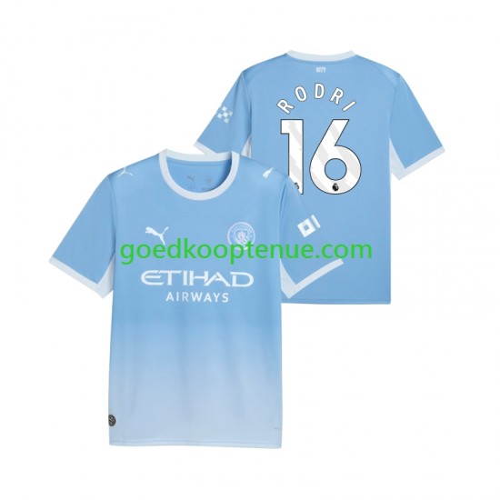Thuis Tenue van Manchester City Rodri 16 Heren 2026-27 Korte Mouw