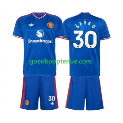 Uit Tenue van Manchester United Benjamin Sesko 30 Kind 2-13 jaar 2026-27 Korte Mouw