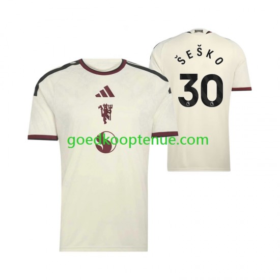 3de Tenue van Manchester United Benjamin Sesko 30 Heren 2026-27 Korte Mouw