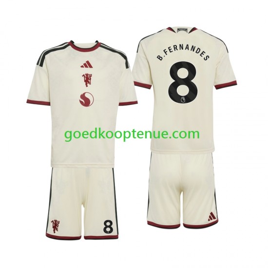 3de Tenue van Manchester United Bruno Fernandes 8 Kind 2-13 jaar 2026-27 Korte Mouw
