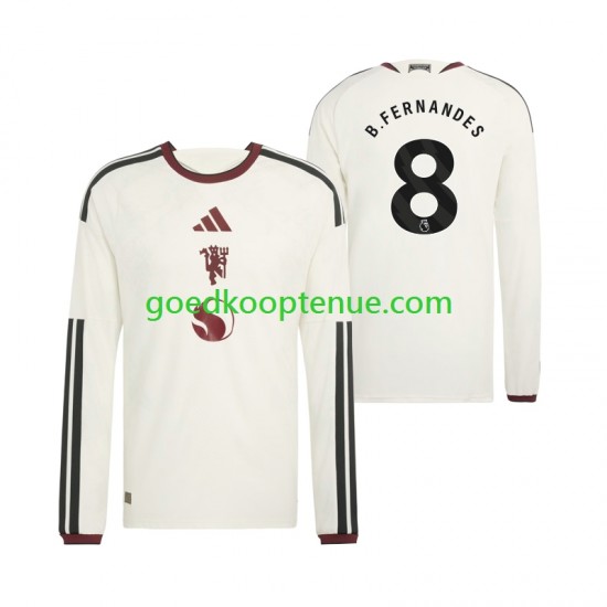 3de Tenue van Manchester United Bruno Fernandes 8 Heren 2026-27 Lange Mouw