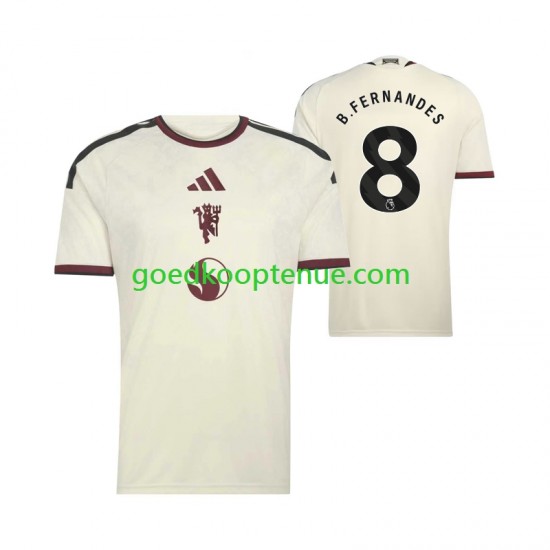 3de Tenue van Manchester United Bruno Fernandes 8 Heren 2026-27 Korte Mouw