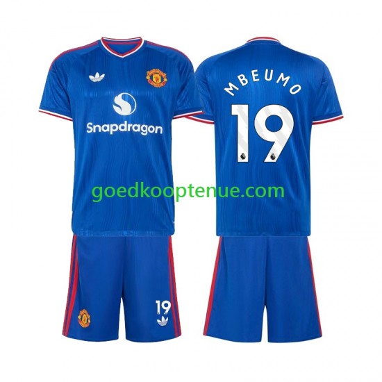 Uit Tenue van Manchester United Bryan Mbeumo 19 Kind 2-13 jaar 2026-27 Korte Mouw
