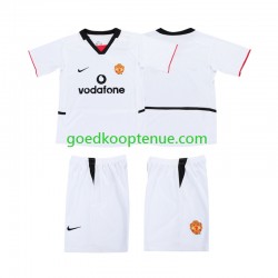 Uit Manchester United Football Shirt 2003 Kind 2-13 jaar 2002 Korte Mouw