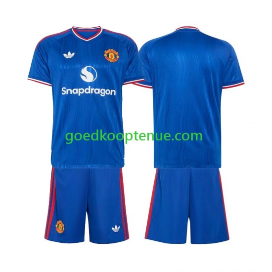Uit Tenue van Manchester United Kind 2-13 jaar 2026-27 Korte Mouw