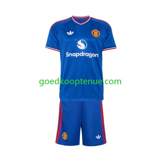 Uit Tenue van Manchester United Kind 2-13 jaar 2026-27 Korte Mouw