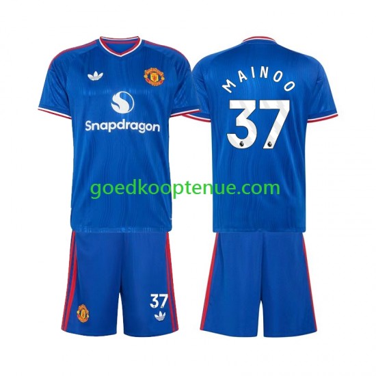 Uit Tenue van Manchester United Kobbie Mainoo 37 Kind 2-13 jaar 2026-27 Korte Mouw