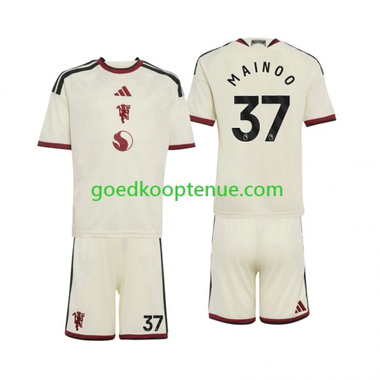 3de Tenue van Manchester United Kobbie Mainoo 37 Kind 2-13 jaar 2026-27 Korte Mouw