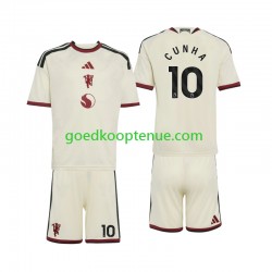 3de Tenue van Manchester United Matheus Cunha 10 Kind 2-13 jaar 2026-27 Korte Mouw