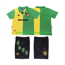 3de Retro Tenue van Manchester United 1992 Kind 2-13 jaar 1994 Korte Mouw