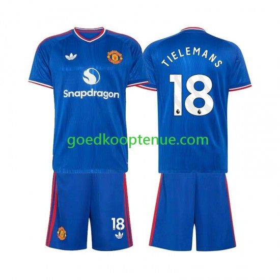 Uit Tenue van Manchester United Youri Tielemans 18 Kind 2-13 jaar 2026-27 Korte Mouw