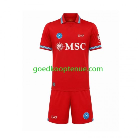 3de Tenue van Napoli Kind 2-13 jaar 2026-27 Korte Mouw
