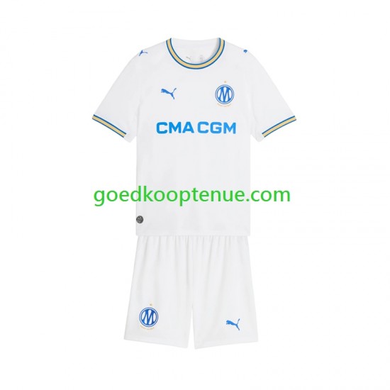 Thuis Tenue van Olympique Marseille Kind 2-13 jaar 2026-27 Korte Mouw