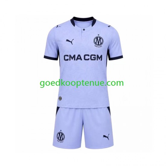 3de Tenue van Olympique Marseille Kind 2-13 jaar 2026-27 Korte Mouw
