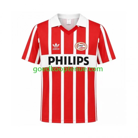 Thuis Retro Tenue van PSV Eindhoven 1990 Heren Korte Mouw