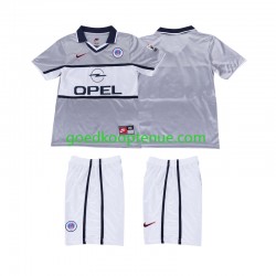 Uit Retro Tenue van Paris Saint-Germain 2000 2001 Kind 2-13 jaar Korte Mouw