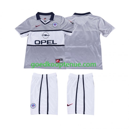 Uit Retro Tenue van Paris Saint-Germain 2000 2001 Kind 2-13 jaar Korte Mouw