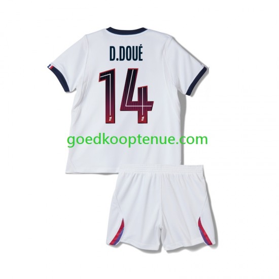 Uit Tenue van Paris Saint-Germain Desire Doue 14 Kind 2-13 jaar 2026-27 Korte Mouw