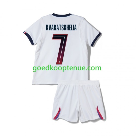 Uit Tenue van Paris Saint-Germain Khvicha Kvaratskhelia 7 Kind 2-13 jaar 2026-27 Korte Mouw