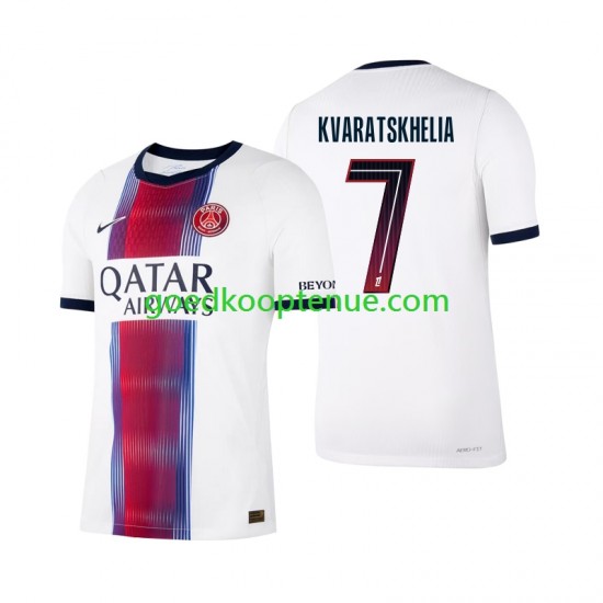 Uit Tenue van Paris Saint-Germain Khvicha Kvaratskhelia 7 Heren 2026-27 Korte Mouw
