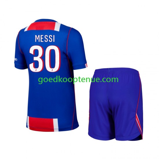 Thuis Tenue van Paris Saint-Germain Lionel Messi 30 Kind 2-13 jaar 2026-27 Korte Mouw