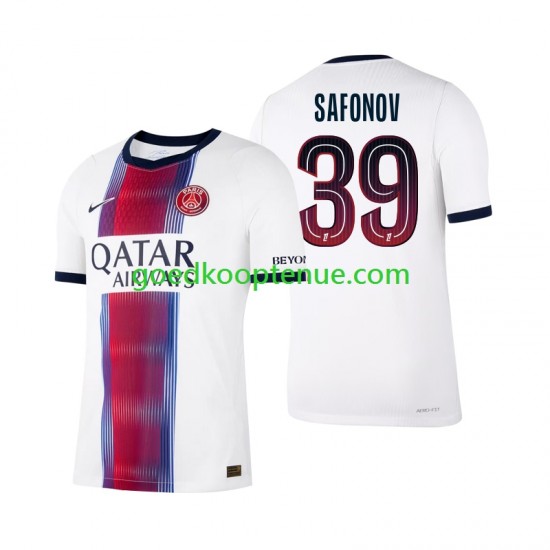 Uit Tenue van Paris Saint-Germain Matvey Safonov 39 Heren 2026-27 Korte Mouw