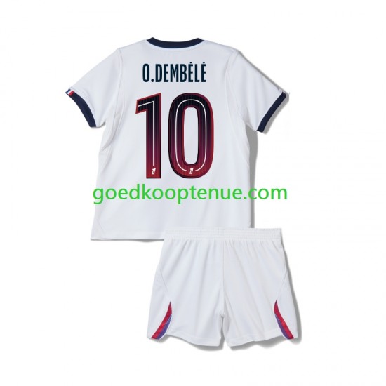 Uit Tenue van Paris Saint-Germain Ousmane Dembele 10 Kind 2-13 jaar 2026-27 Korte Mouw
