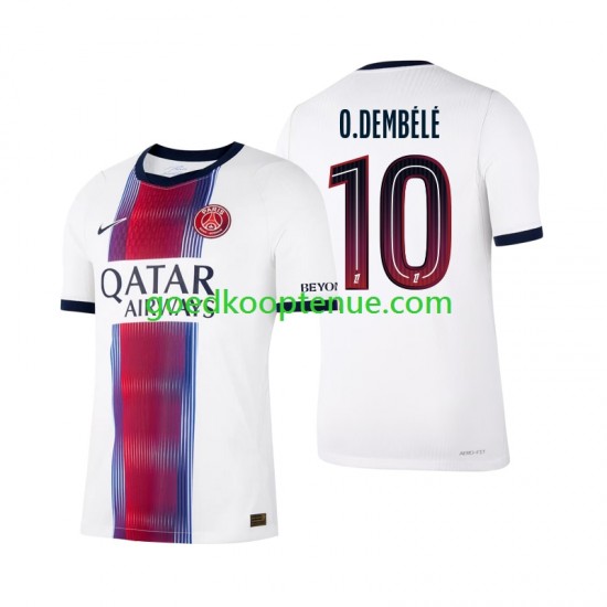 Uit Tenue van Paris Saint-Germain Ousmane Dembele 10 Heren 2026-27 Korte Mouw