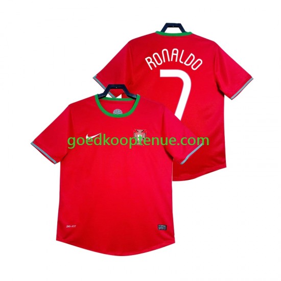 Thuis Retro Tenue van Portugal Cristiano Ronaldo 7 2012 Heren Korte Mouw