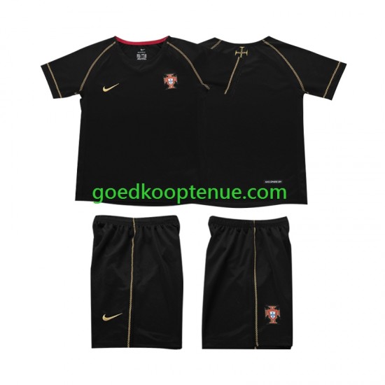 Uit Retro Tenue van Portugal Kind 2-13 jaar 2006 Korte Mouw