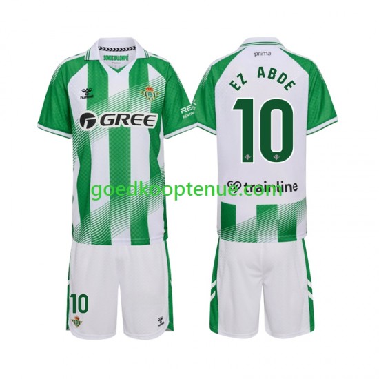 Thuis Tenue van Real Betis Ez Abde 10 Kind 2-13 jaar 2026-27 Korte Mouw