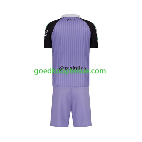 Thuis Retro Tenue van Real Betis Keepersshirt Kind 2-13 jaar 2025-26 Korte Mouw